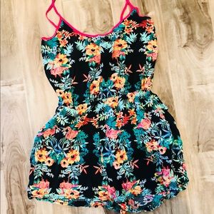 Tropical Summer Pattern Romper